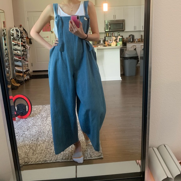 Rare Collina Strada Rhinestone denim overall - Picture 8 of 13